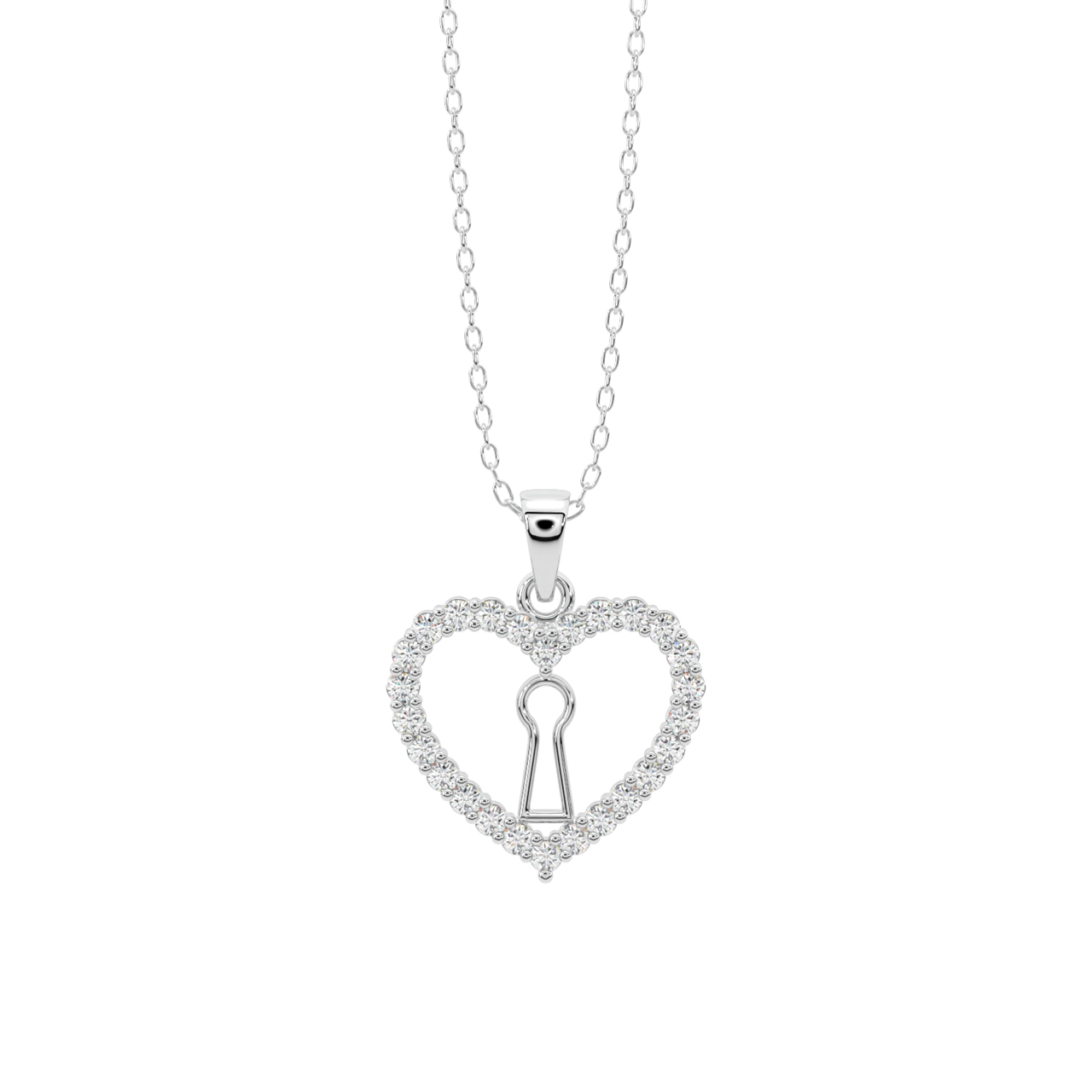 Elite Heart Diamond Pendant